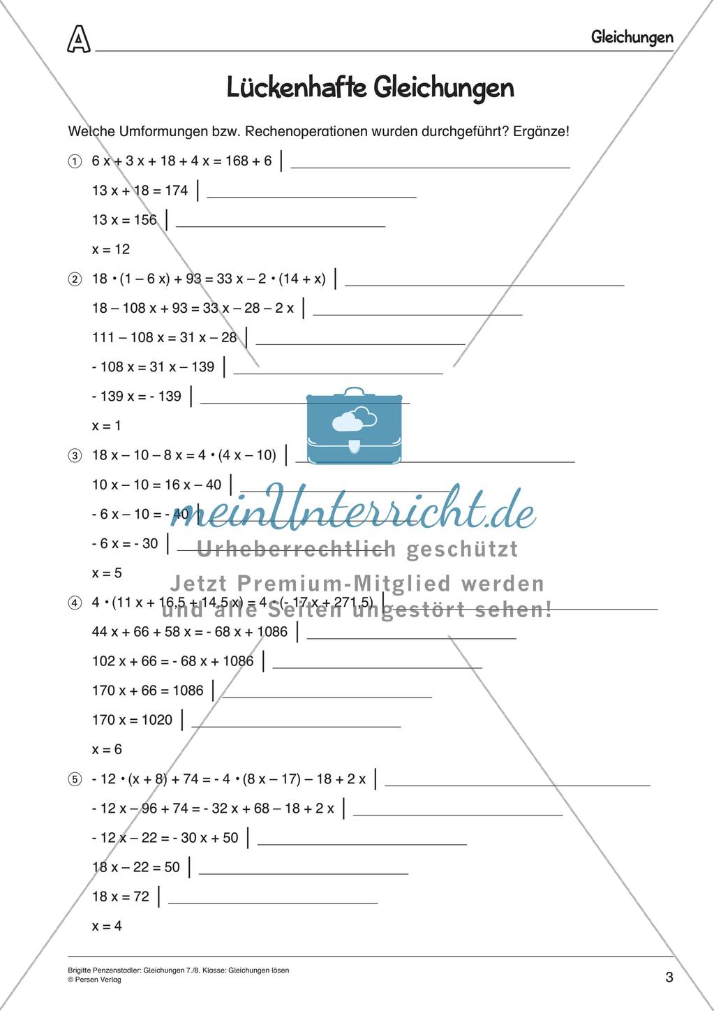 Lösen von Gleichungen Preview 5