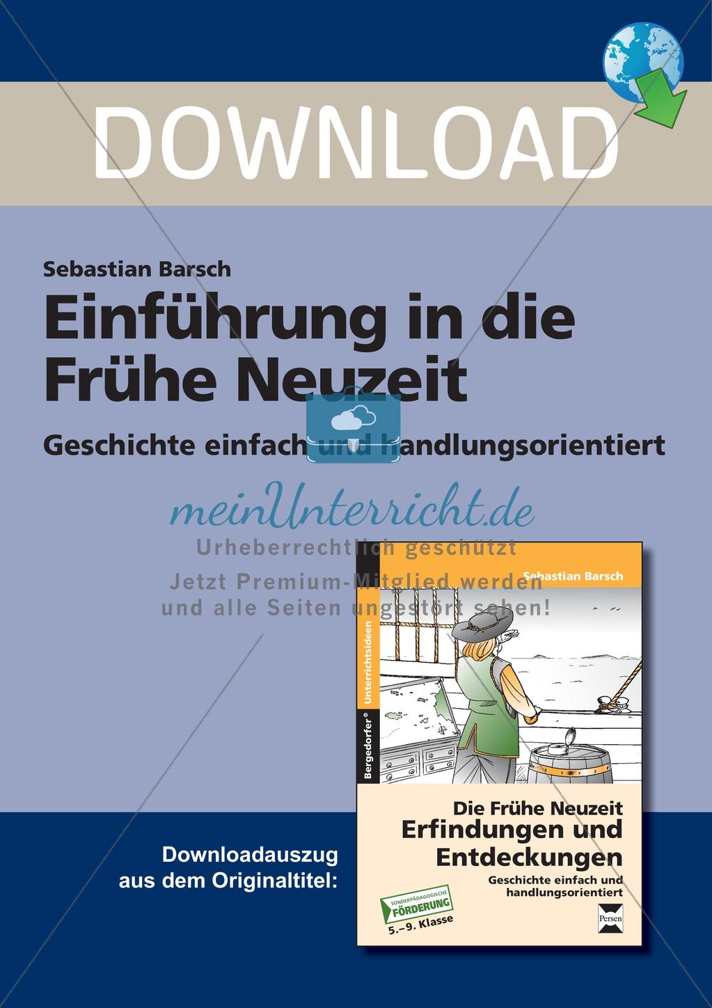 Einführung in die Frühe Neuzeit Preview 1