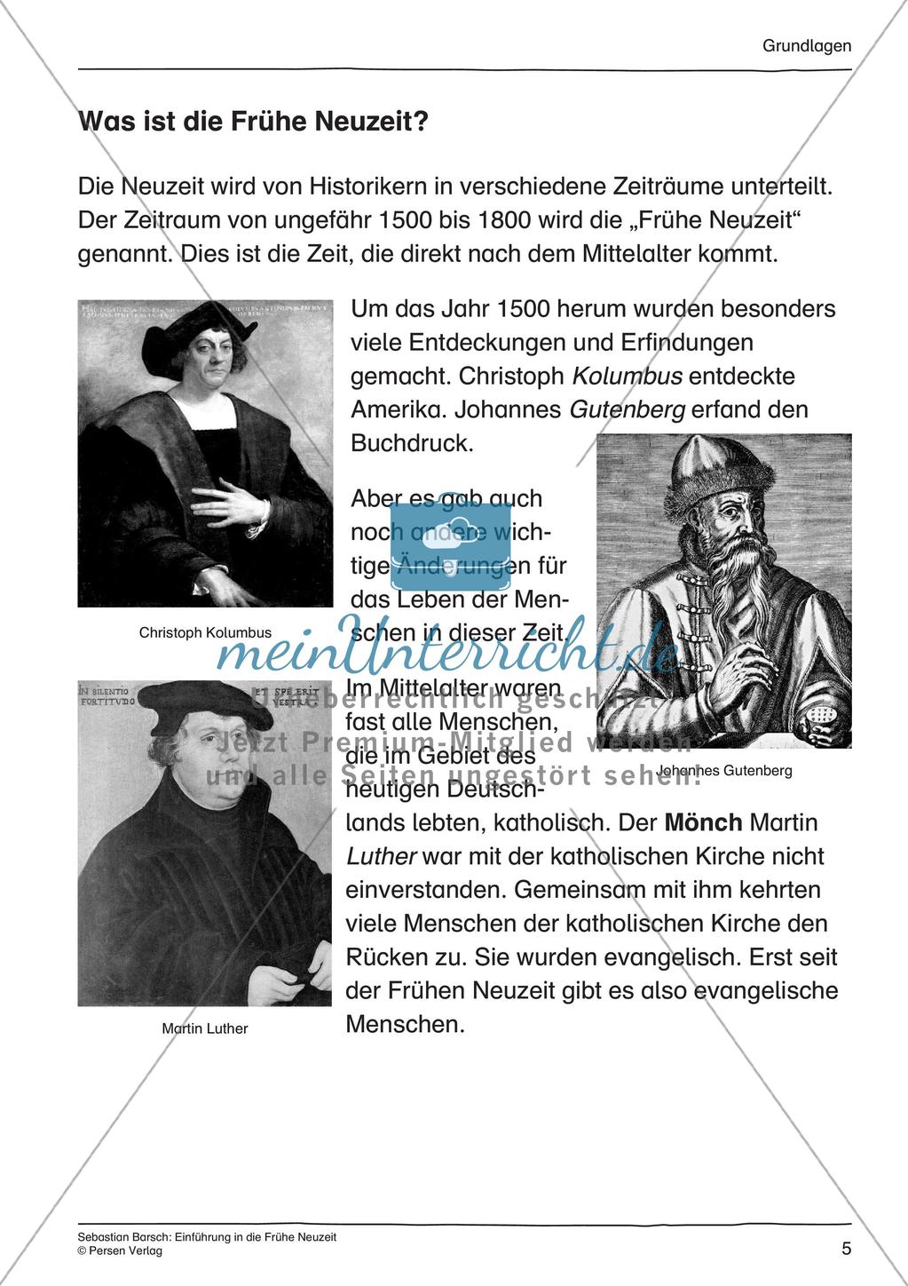 Einführung in die Frühe Neuzeit Preview 7