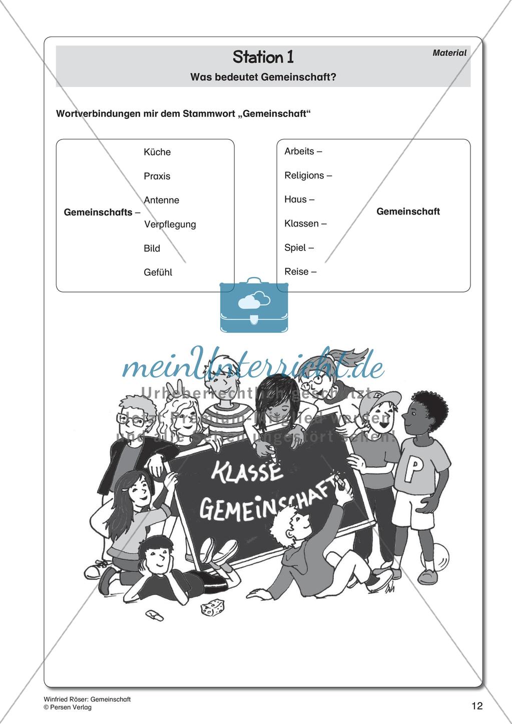 Ethik an Stationen: Gemeinschaft Preview 14