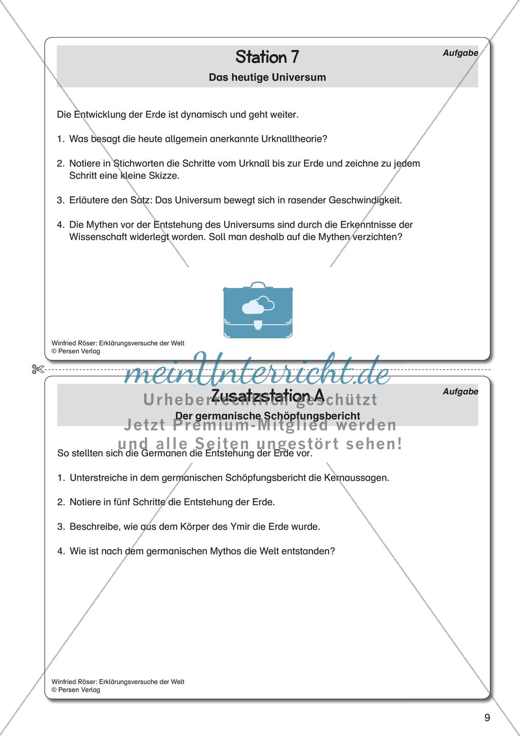 Ethik an Stationen: Erklärungsversuche der Welt Preview 11