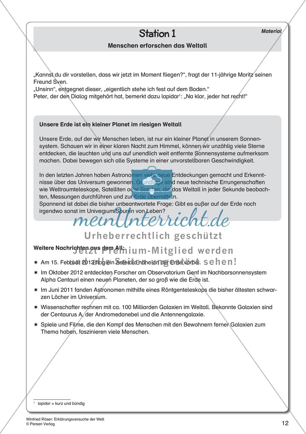 Ethik an Stationen: Erklärungsversuche der Welt Preview 14
