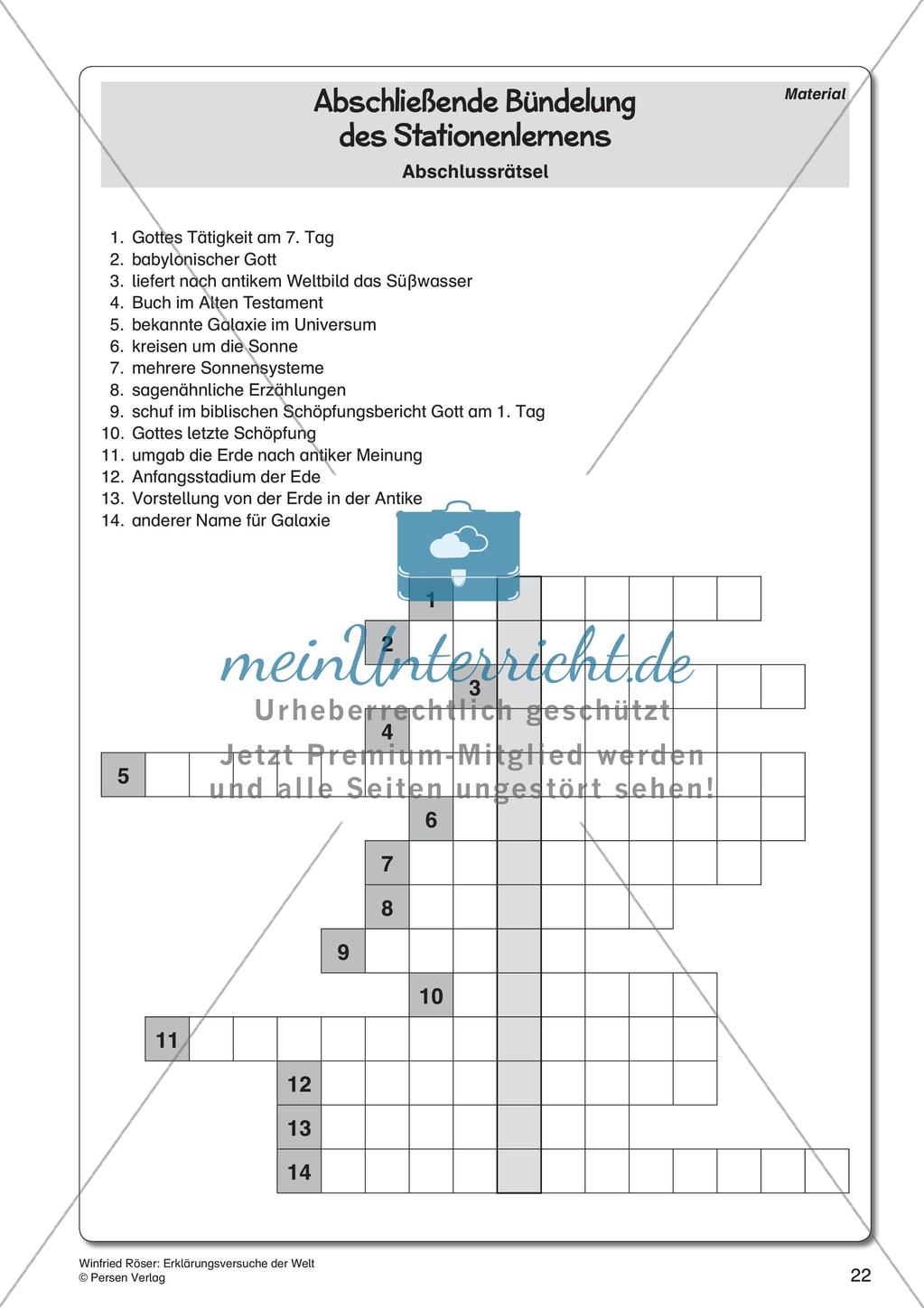 Ethik an Stationen: Erklärungsversuche der Welt Preview 24