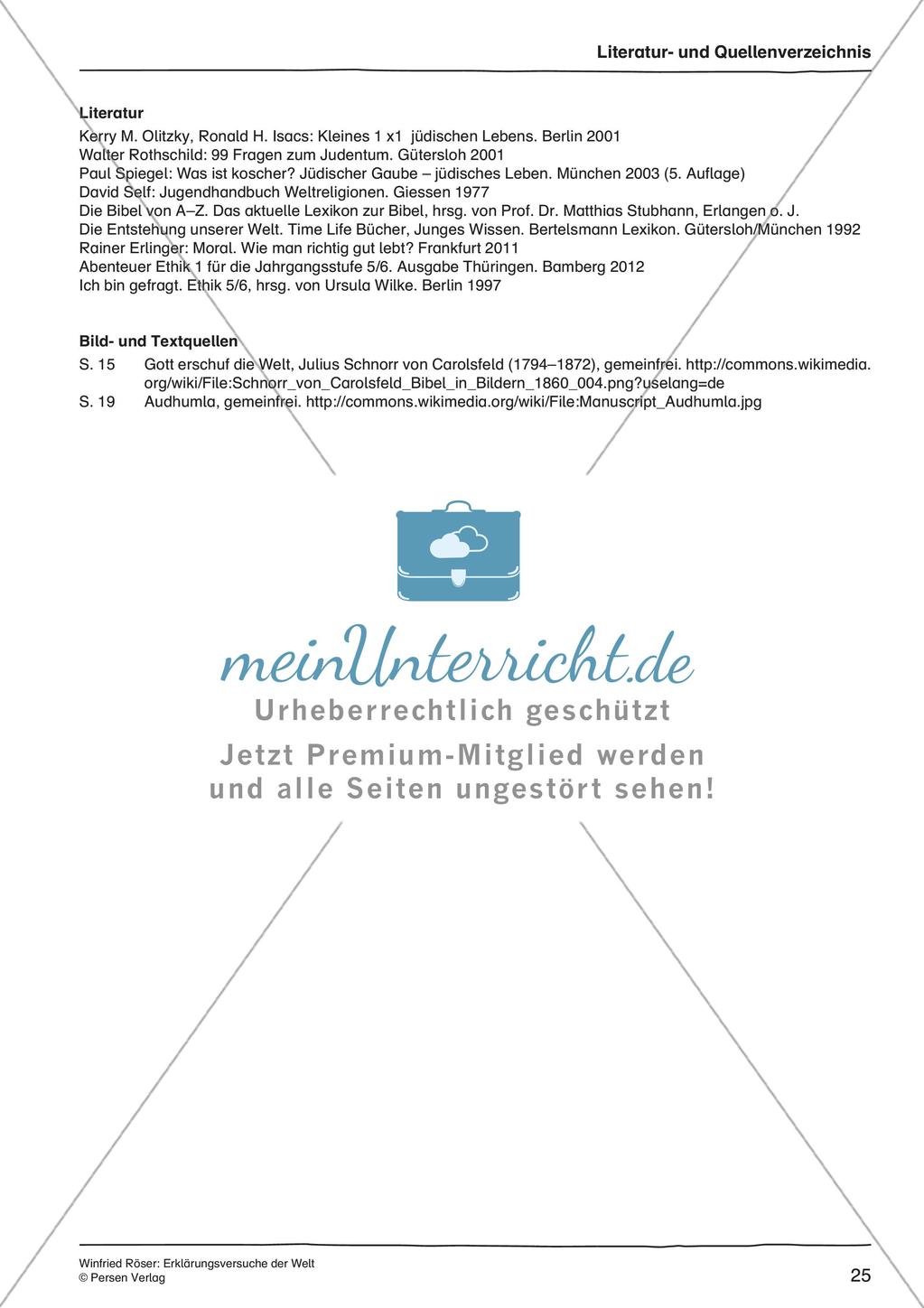 Ethik an Stationen: Erklärungsversuche der Welt Preview 27
