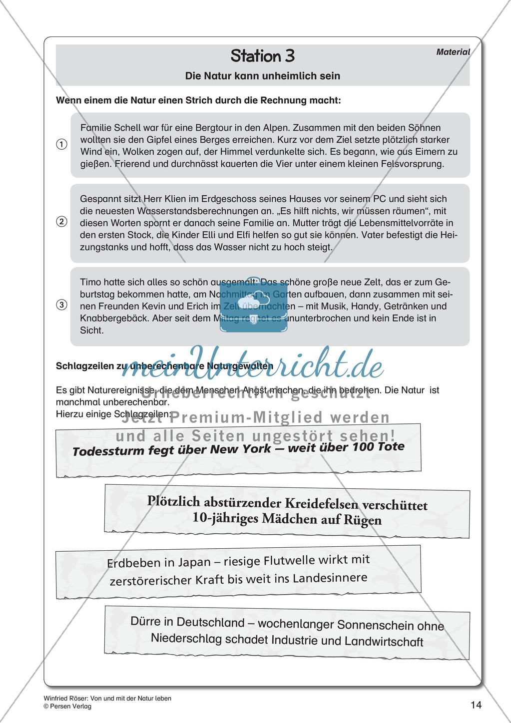 Ethik an Stationen: Leben von und mit der Natur Preview 16