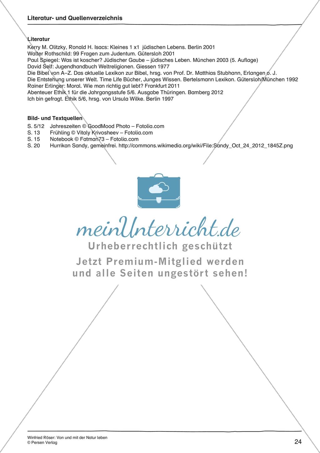 Ethik an Stationen: Leben von und mit der Natur Preview 26