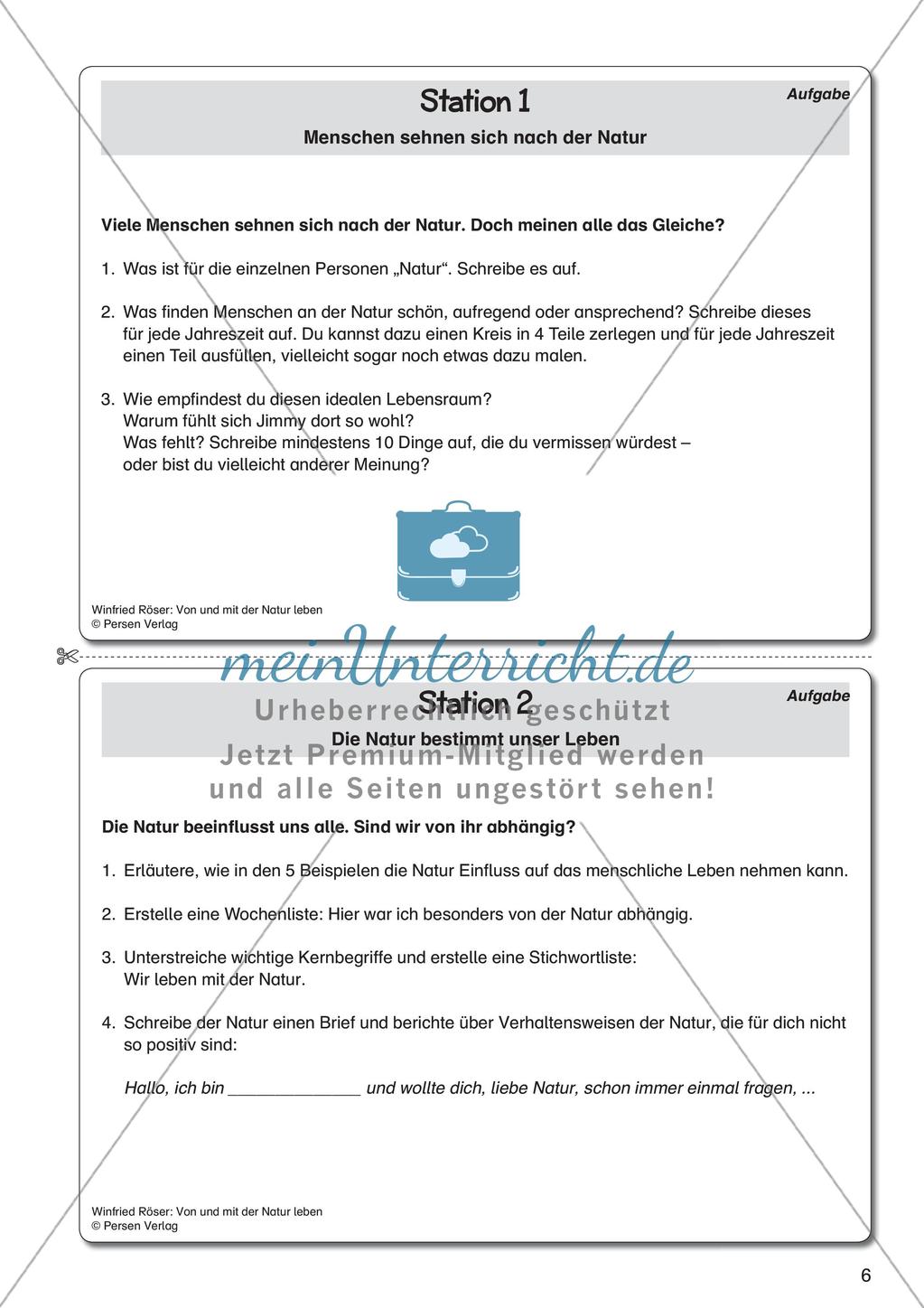 Ethik an Stationen: Leben von und mit der Natur Preview 8