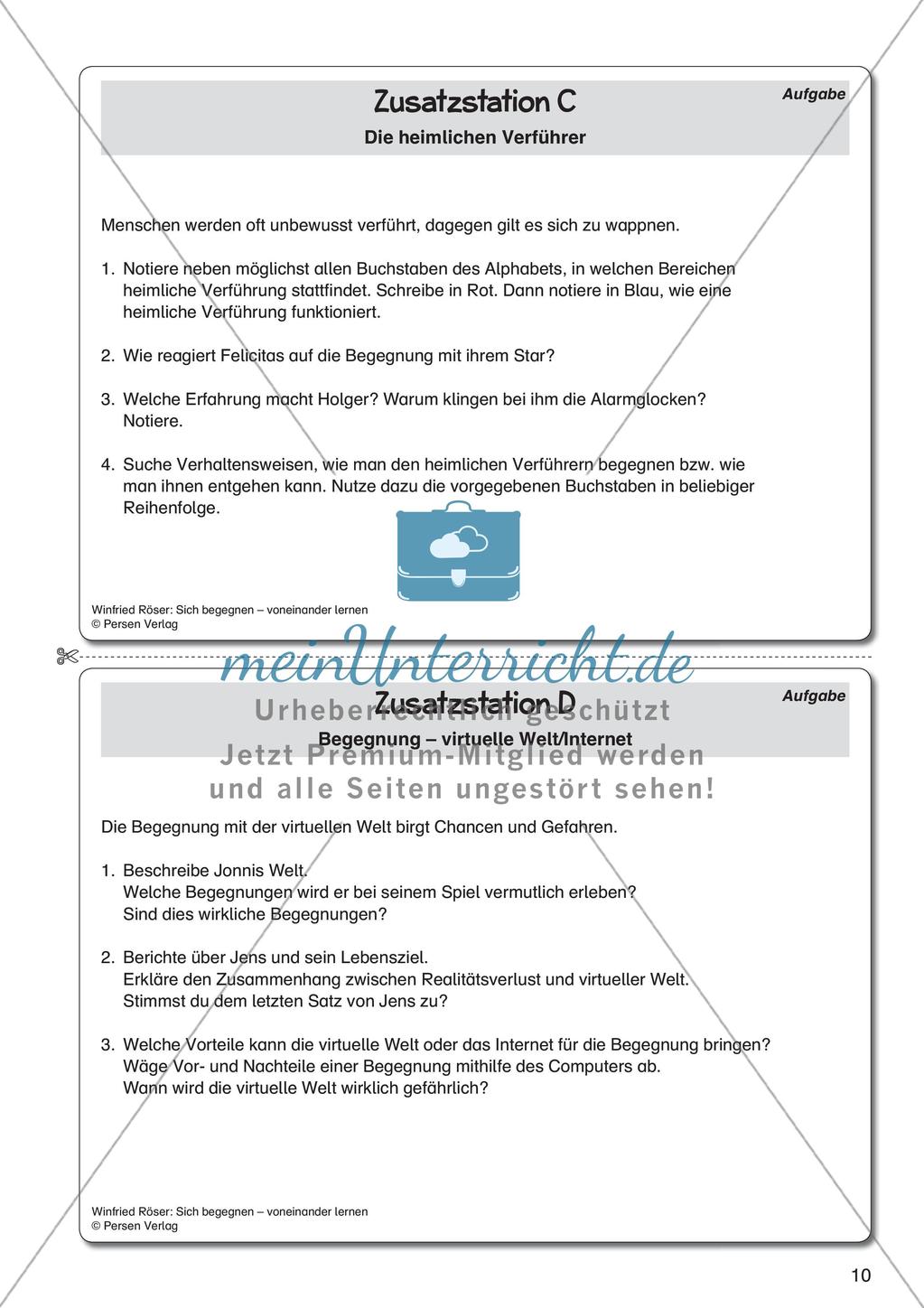 Ethik an Stationen: Sich begegnen - voneinander lernen Preview 12