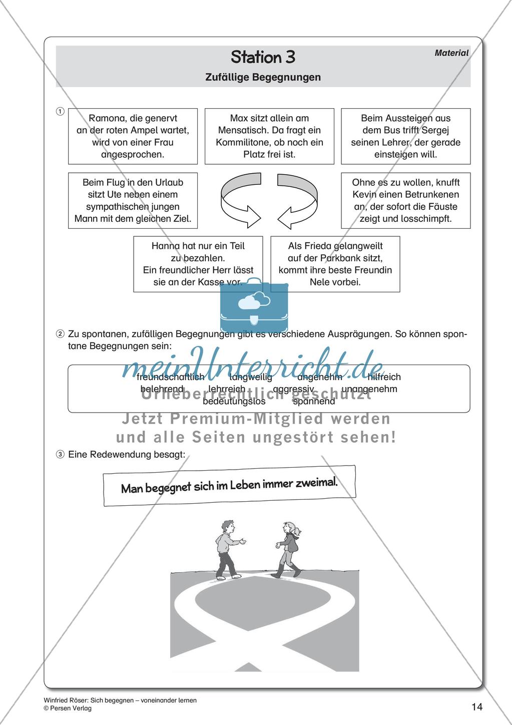 Ethik an Stationen: Sich begegnen - voneinander lernen Preview 16