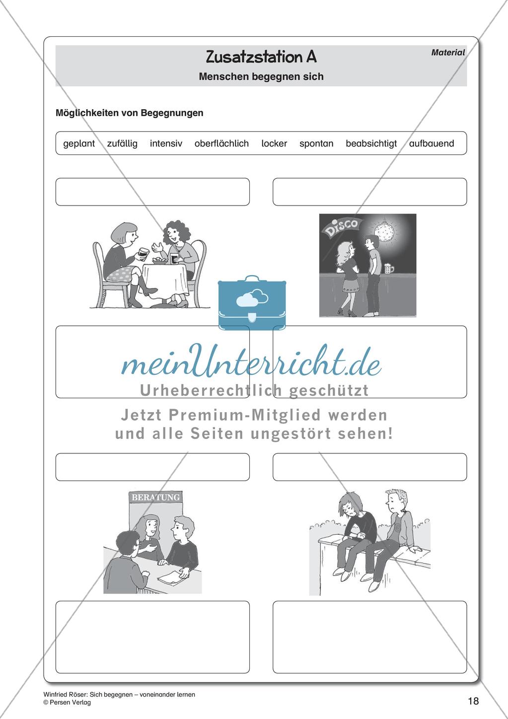 Ethik an Stationen: Sich begegnen - voneinander lernen Preview 20