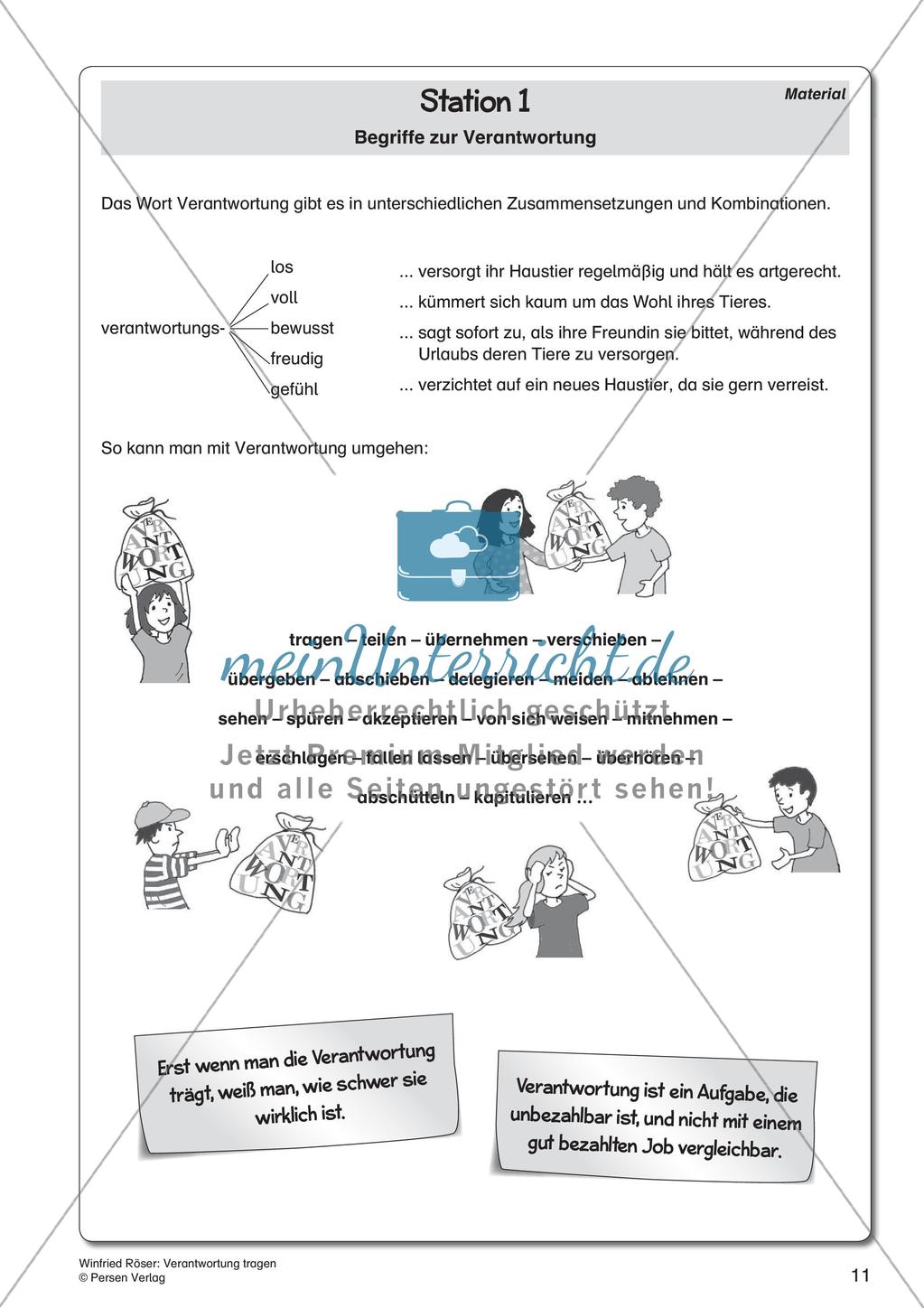 Ethik an Stationen: Verantwortung tragen Preview 13