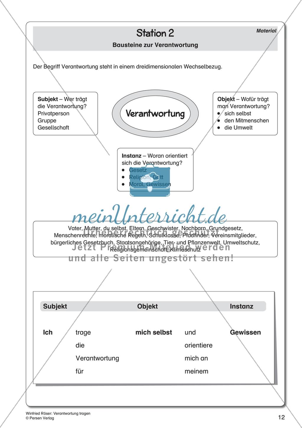 Ethik an Stationen: Verantwortung tragen Preview 14