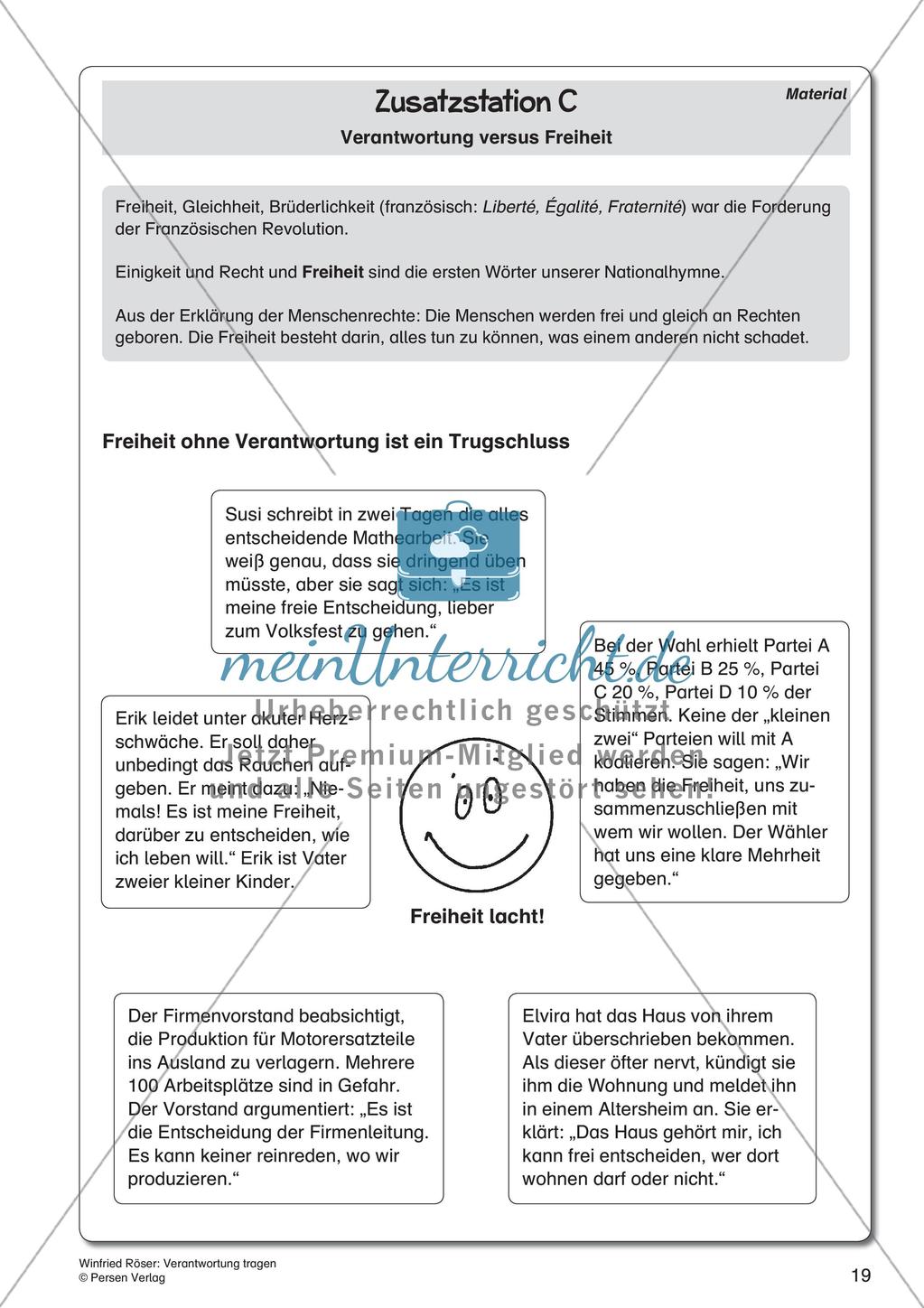Ethik an Stationen: Verantwortung tragen Preview 21