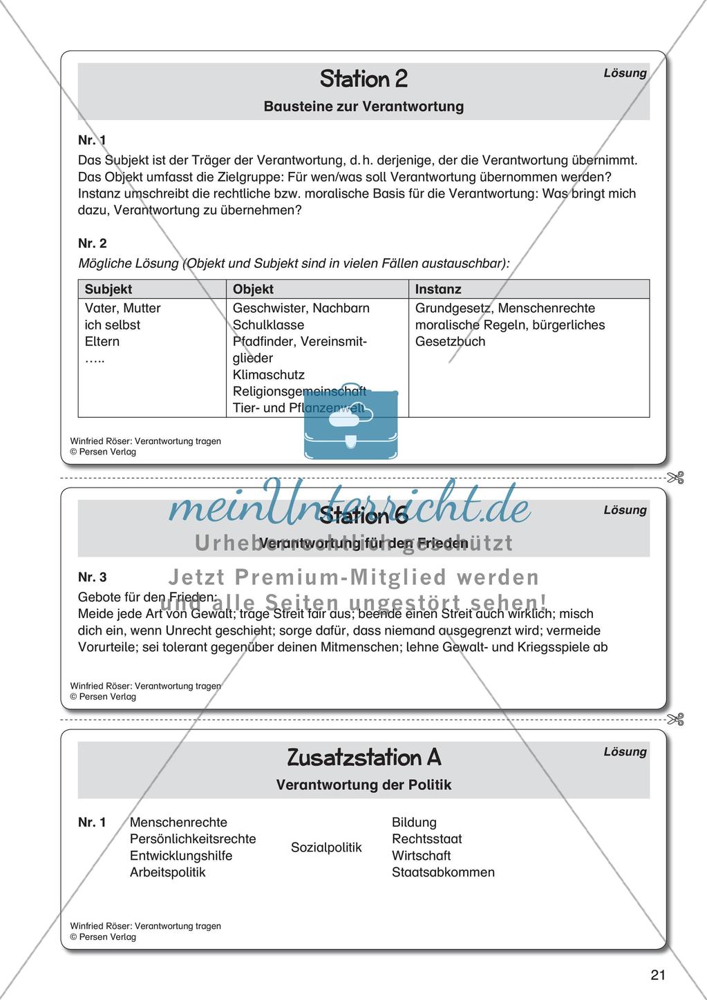 Ethik an Stationen: Verantwortung tragen Preview 23