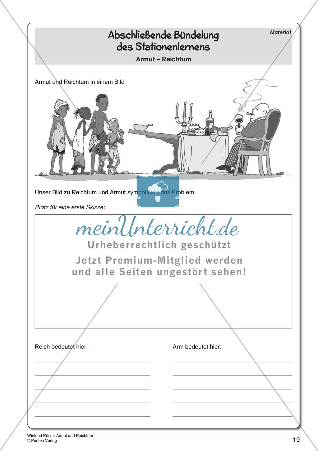 Ethik an Stationen: Armut und Reichtum Preview 21