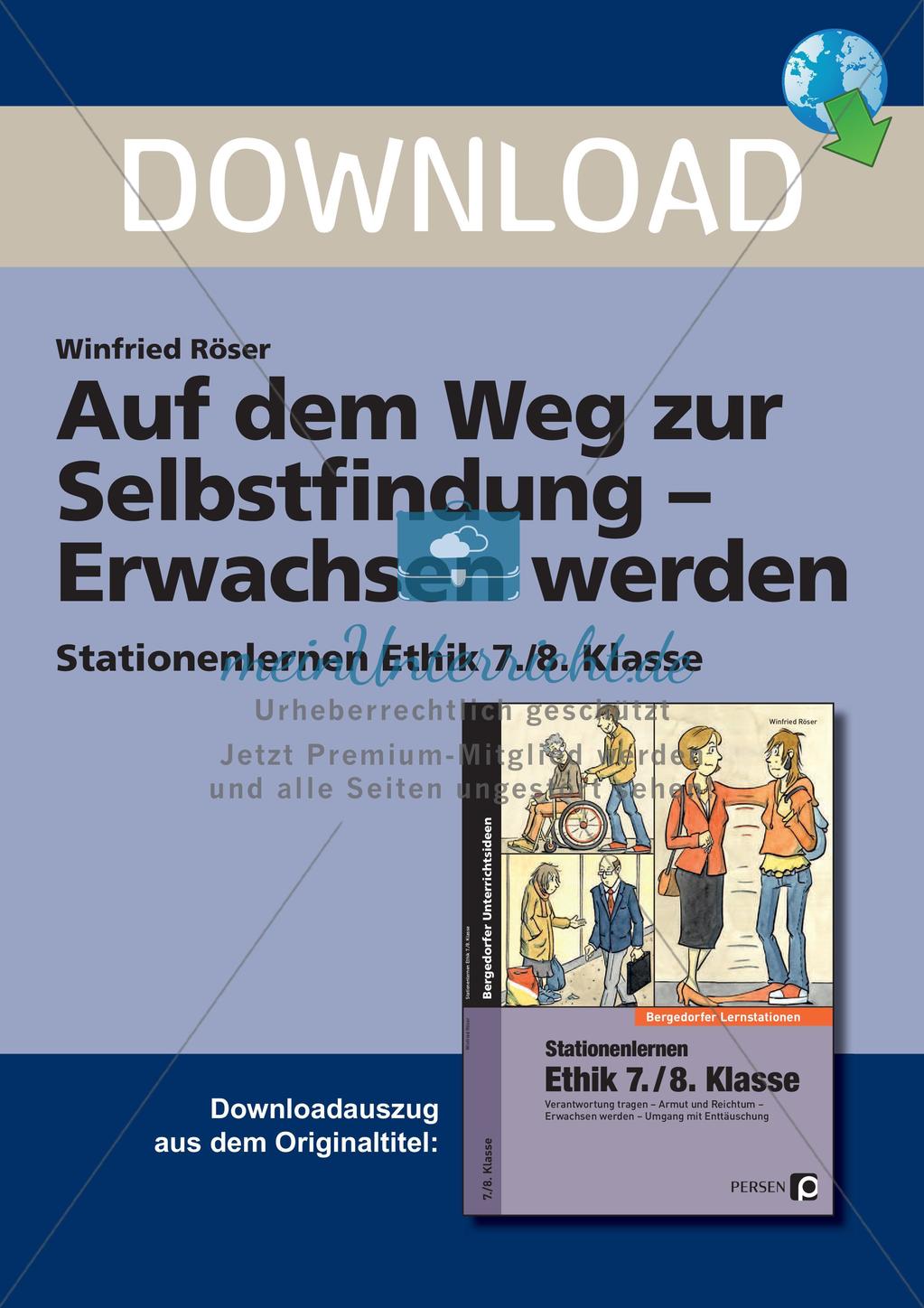 Ethik an Stationen: Selbstfindung und Erwachsenwerden Preview 1