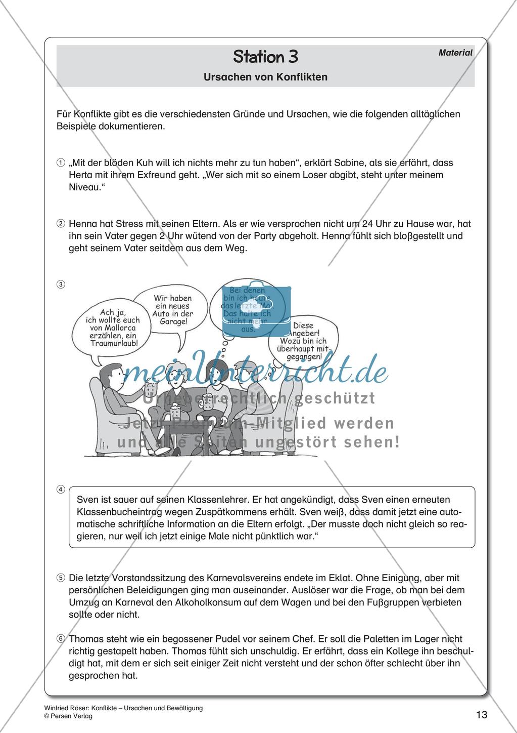 Ethik an Stationen: Ursachen und Bewältigung von Konflikten Preview 15