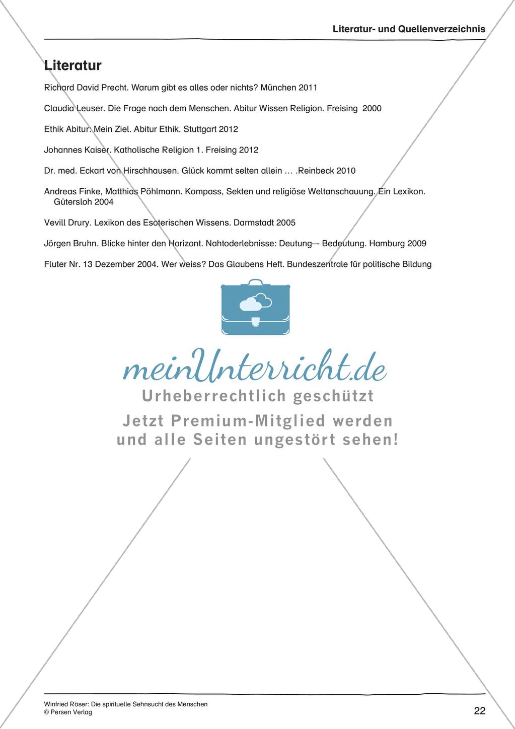 Die spirituelle Sehnsucht des Menschen Preview 24