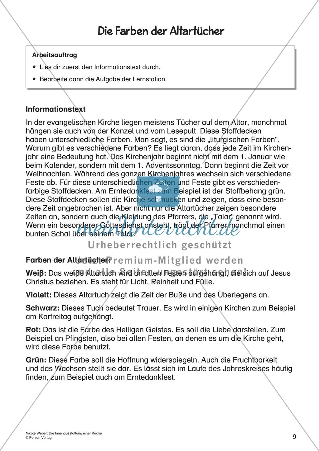 Die Innenausstattung einer Kirche Preview 11