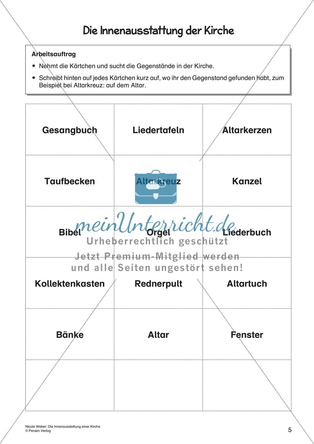 Die Innenausstattung einer Kirche Preview 7