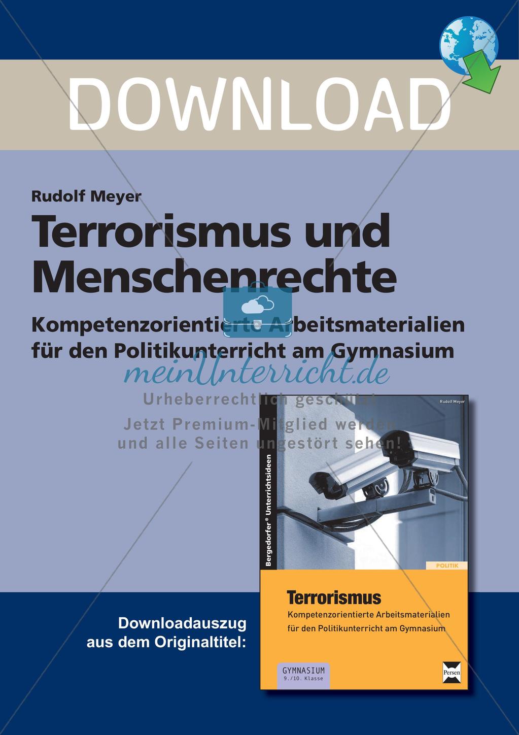 Terrorismus und Menschenrechte Preview 1