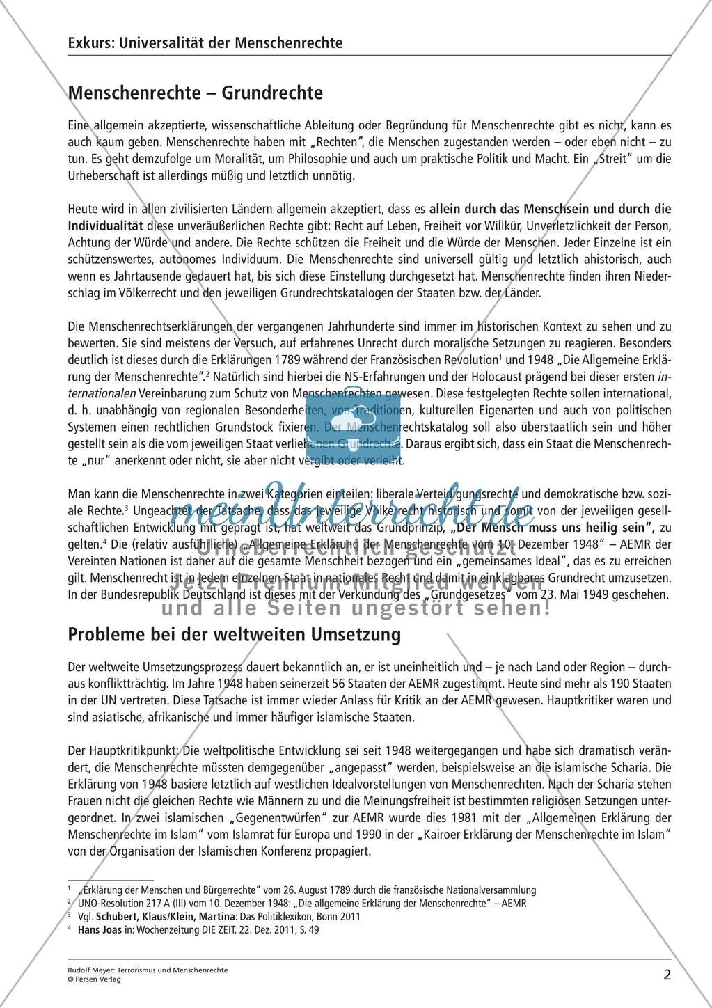 Terrorismus und Menschenrechte Preview 4