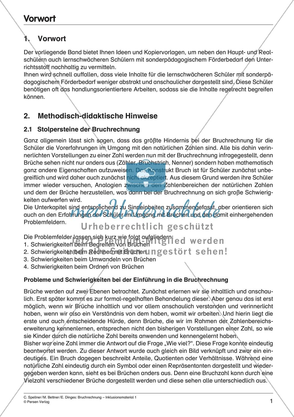 Bruchrechnung: Einführung Preview 3