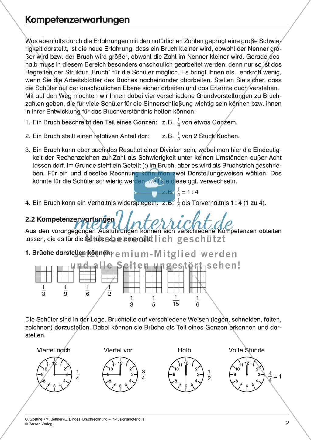 Bruchrechnung: Einführung Preview 4