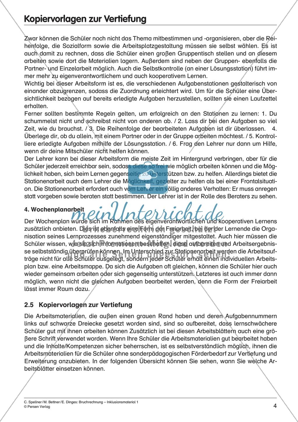 Bruchrechnung: Einführung Preview 6
