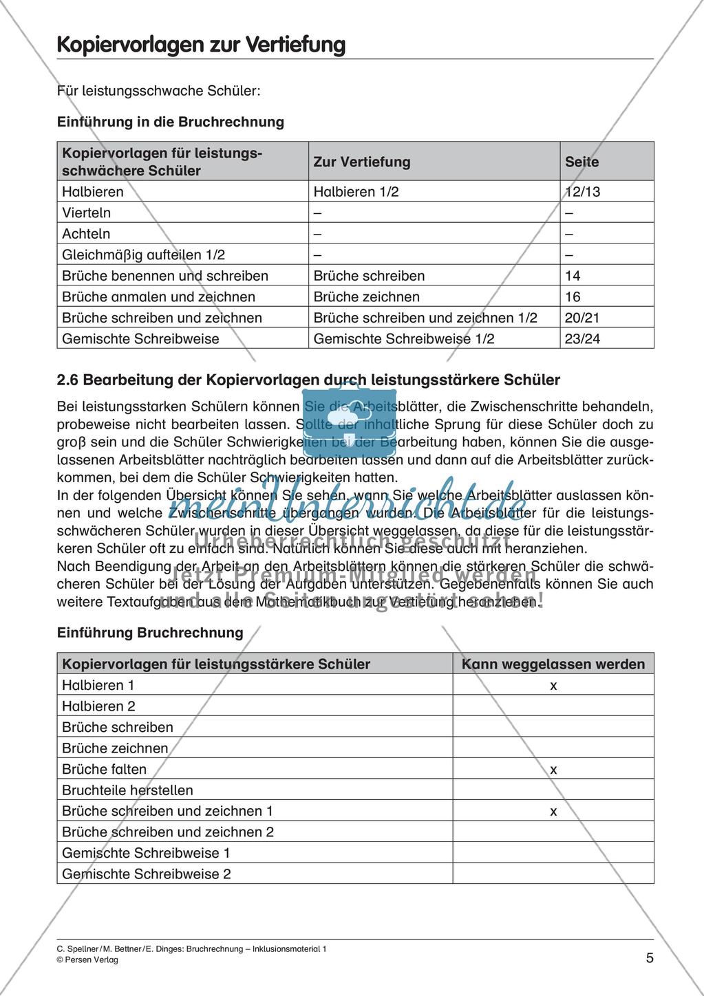 Bruchrechnung: Einführung Preview 7