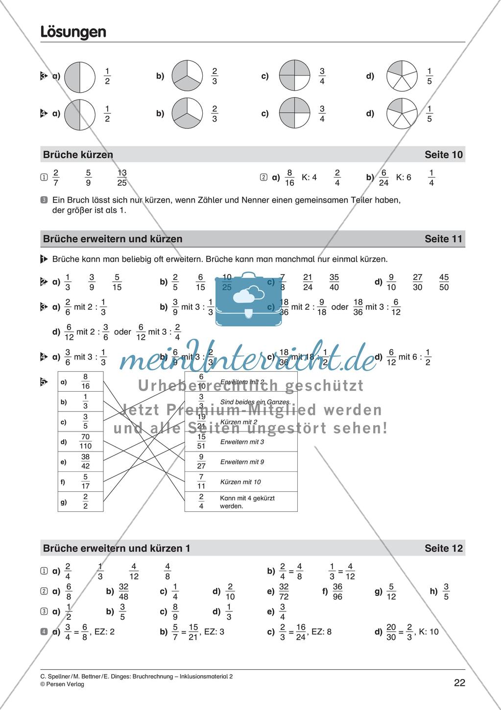 Vergleichen von Brüchen Preview 24