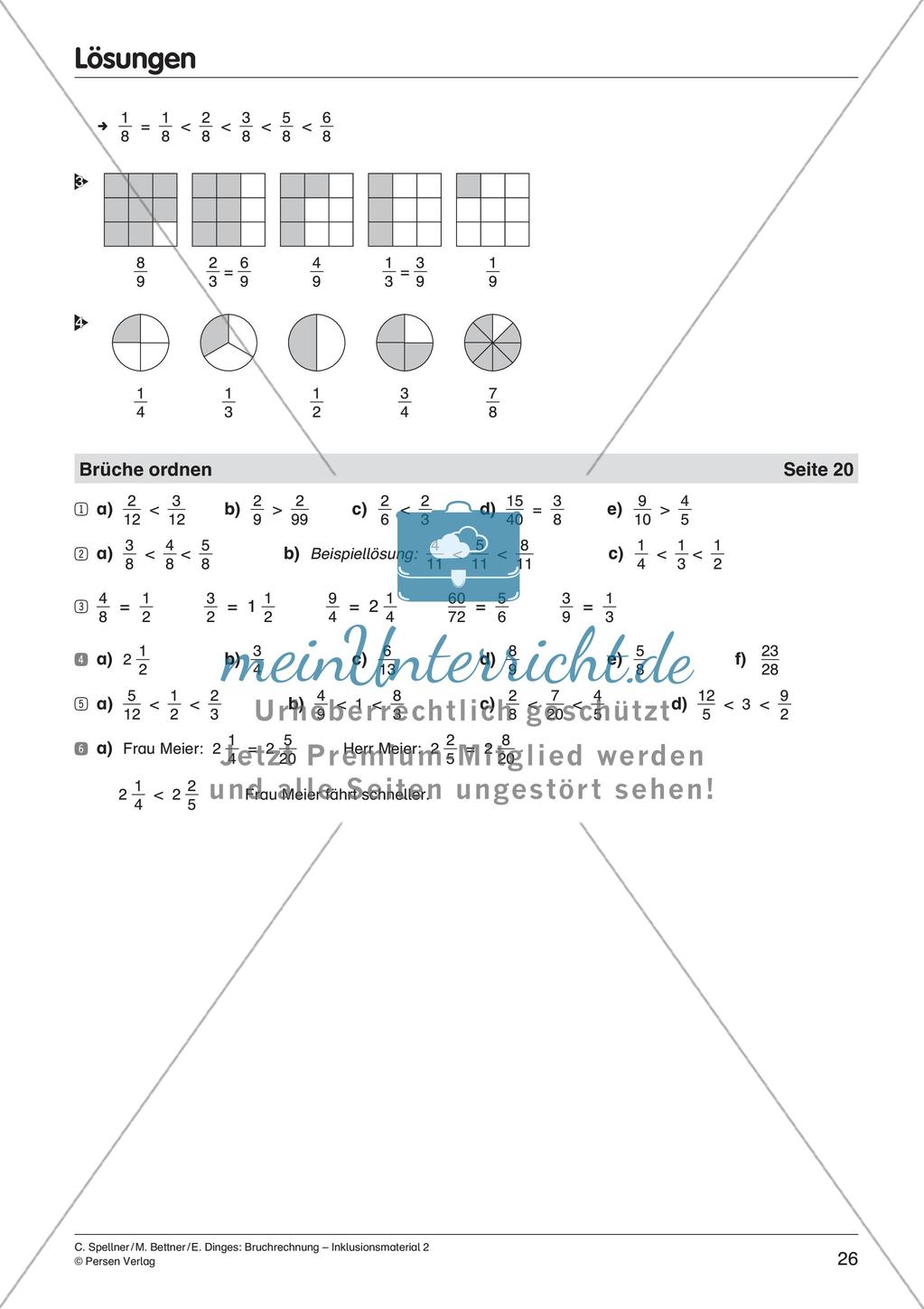 Vergleichen von Brüchen Preview 28