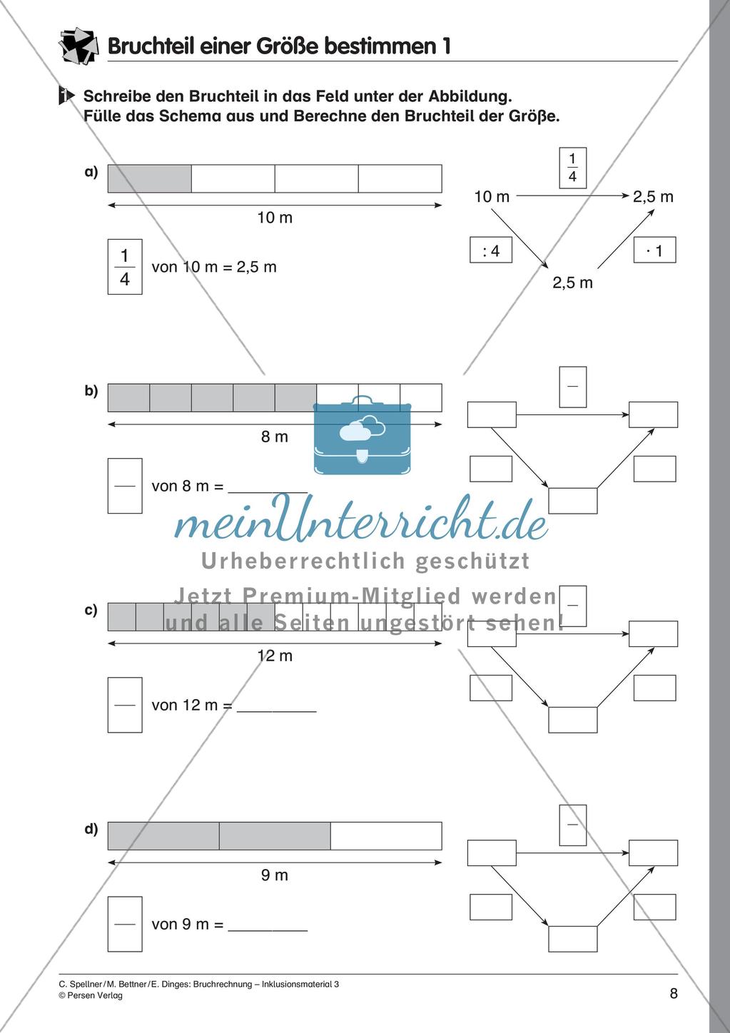 Bruchteile von Größen Preview 10