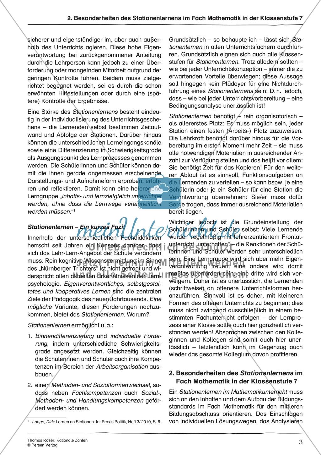 Rationale Zahlen Preview 5