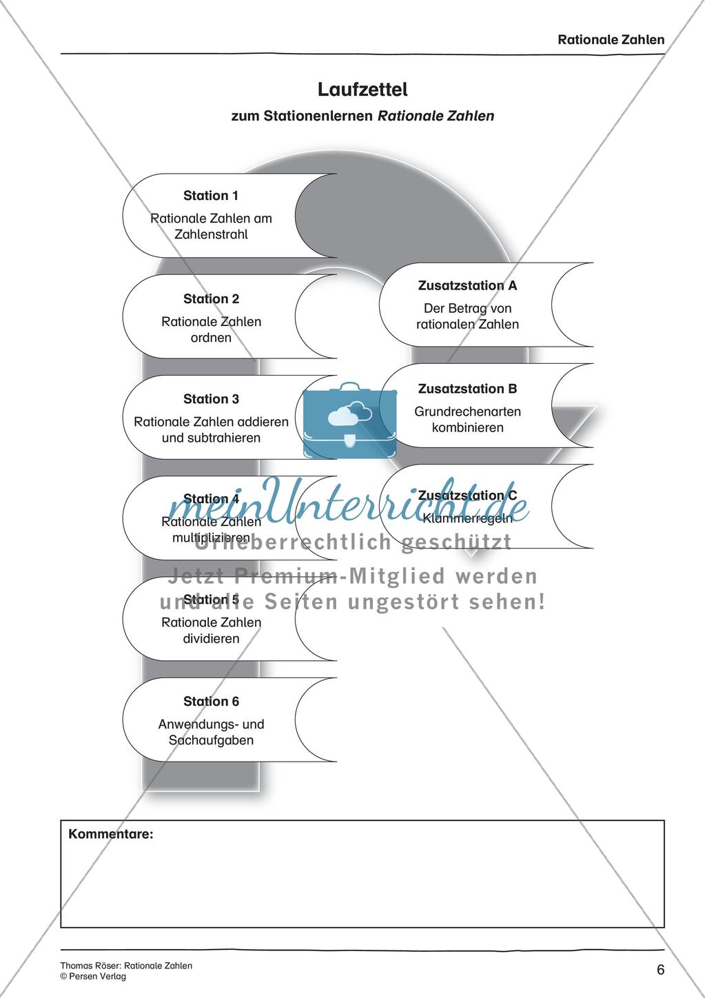 Rationale Zahlen Preview 8