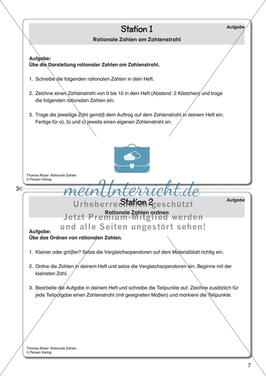 Rationale Zahlen Preview 9