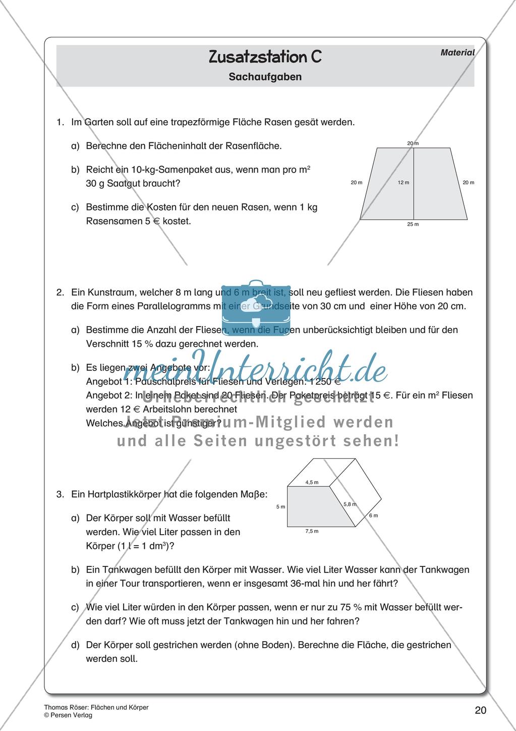 Flächen und Körper Preview 22
