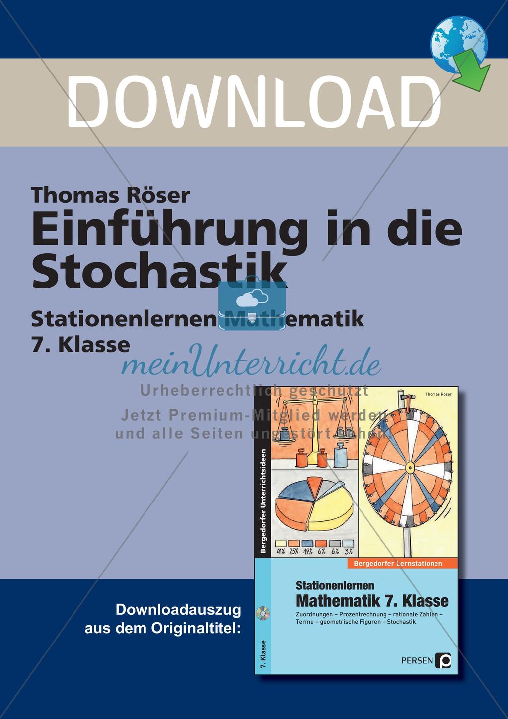 Einführung in die Stochastik Preview 1
