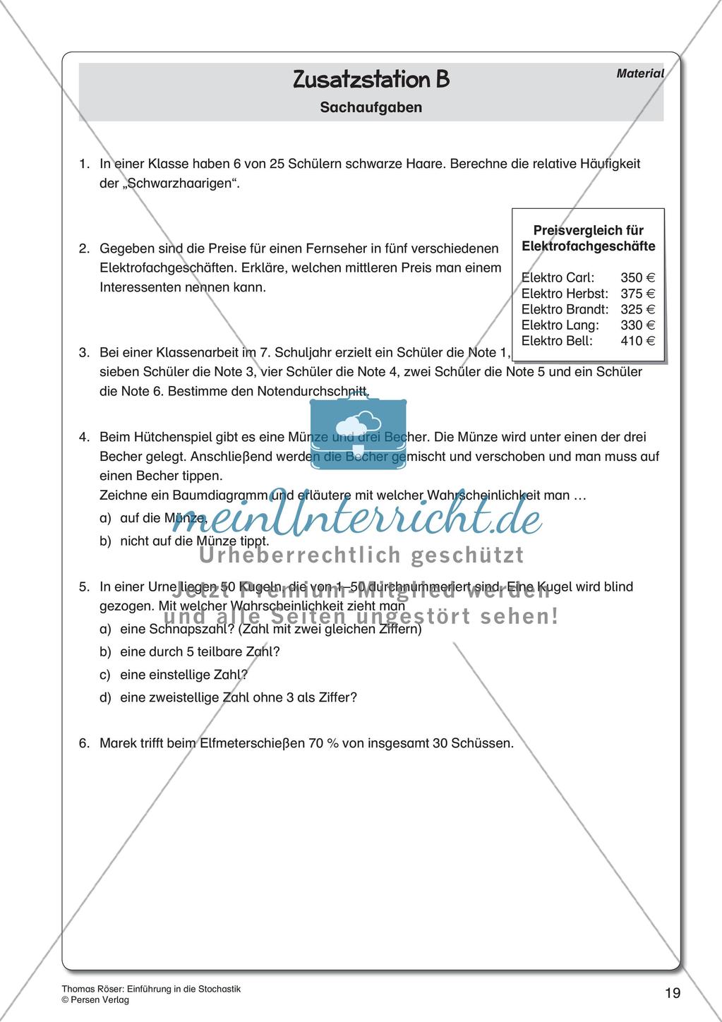 Einführung in die Stochastik Preview 21