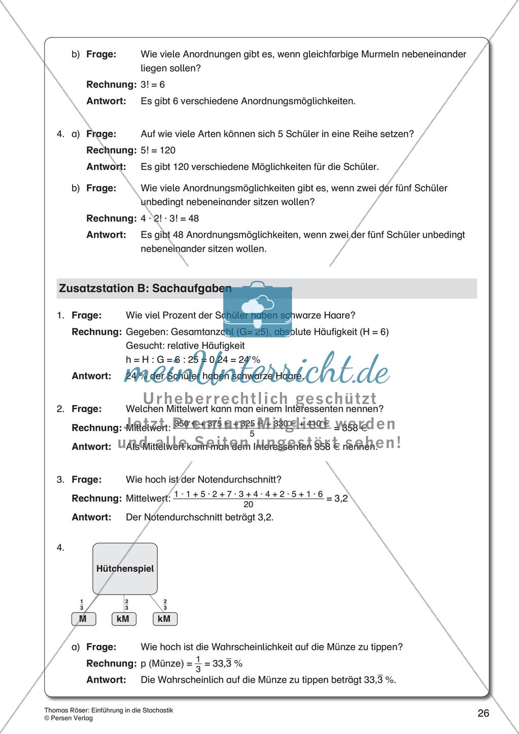 Einführung in die Stochastik Preview 28