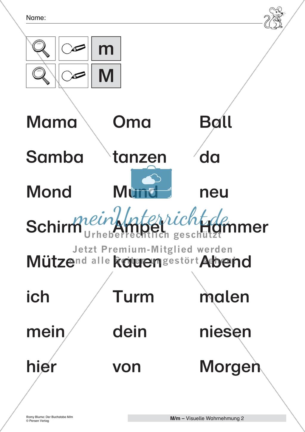 Der Buchstabe M/m Preview 10