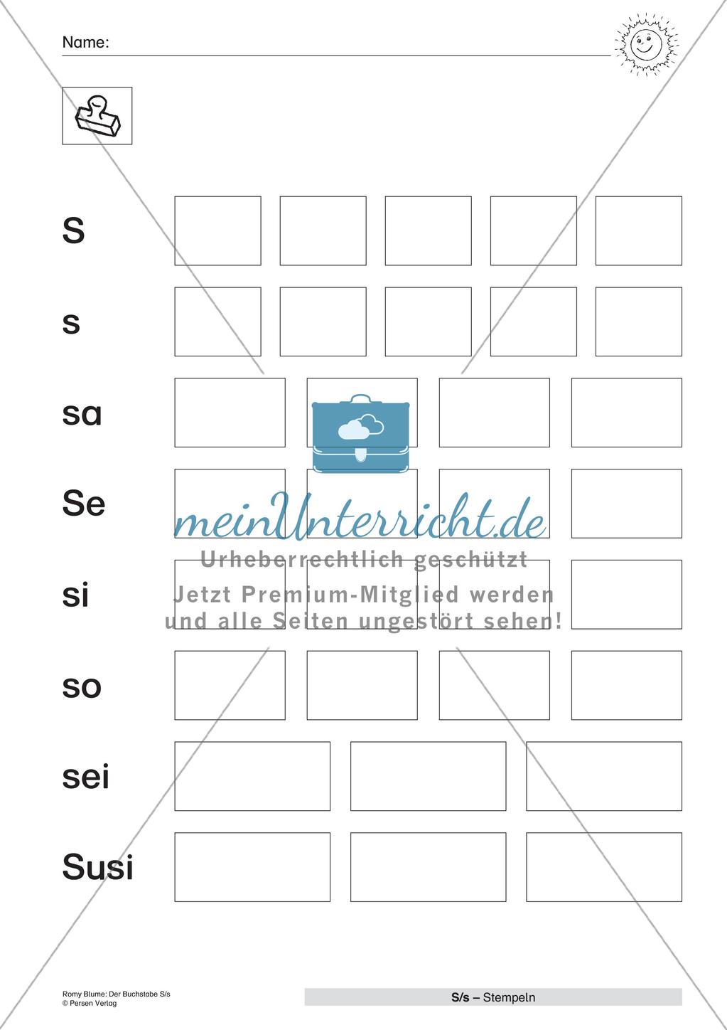 Der Buchstabe S/s Preview 11