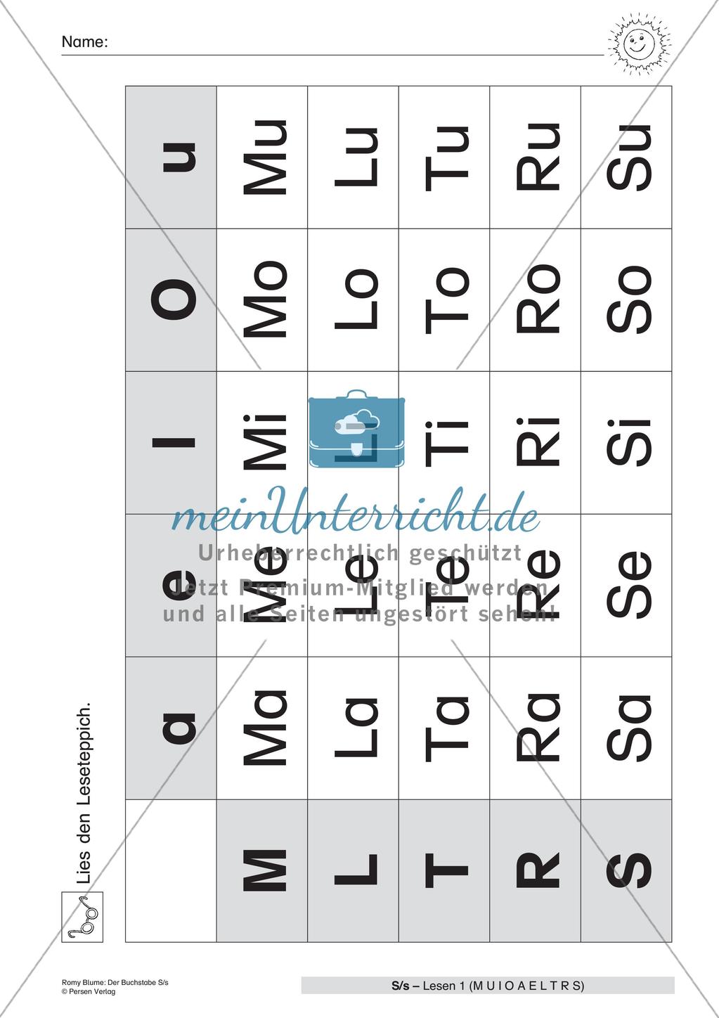 Der Buchstabe S/s Preview 12