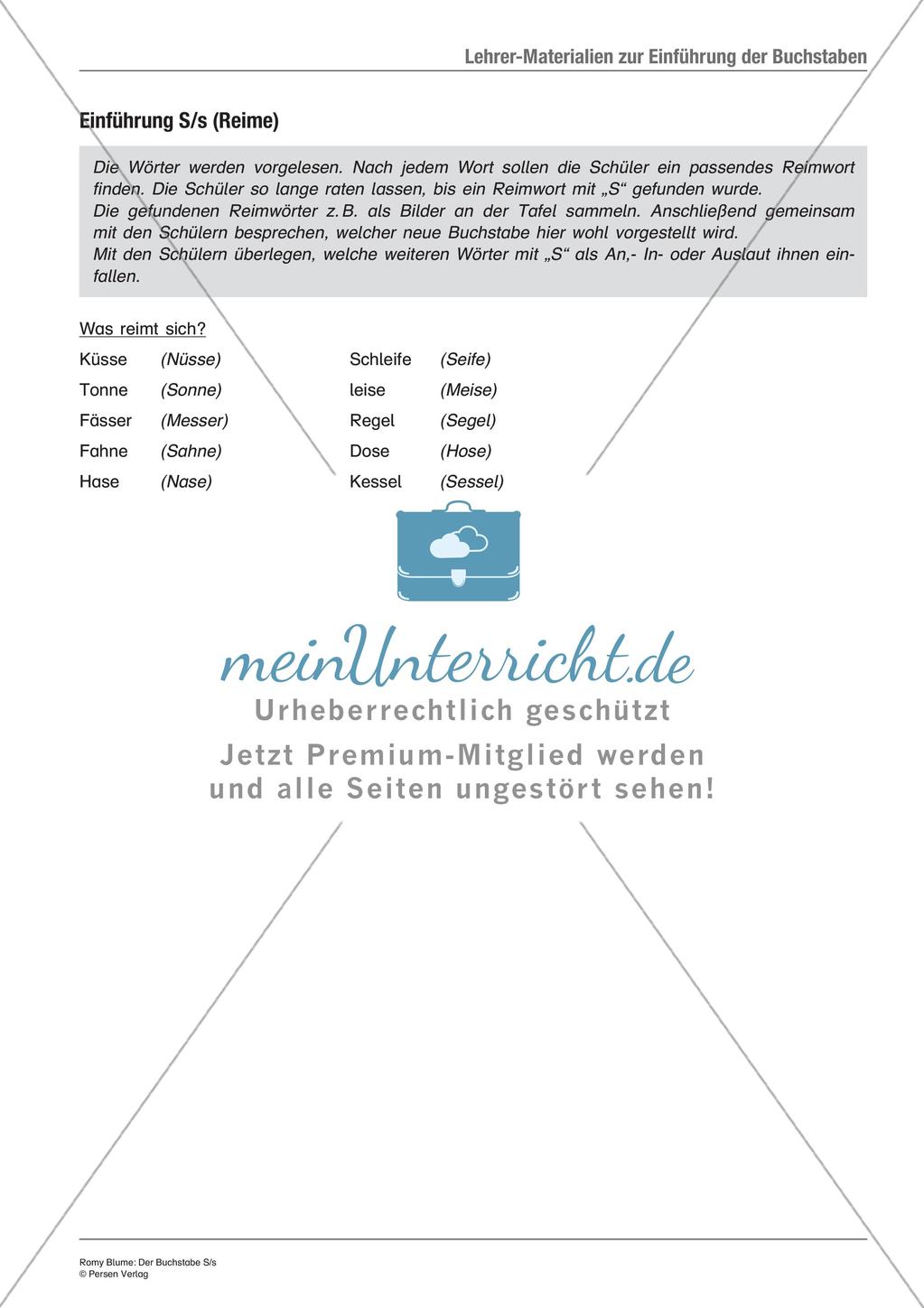 Der Buchstabe S/s Preview 3
