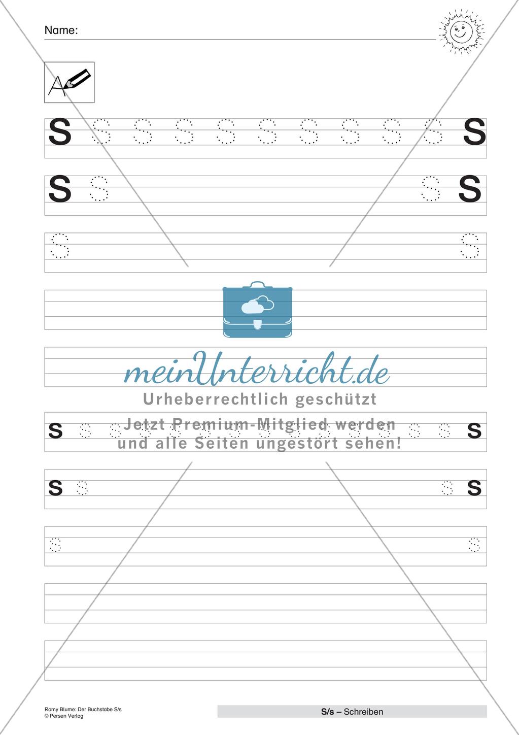 Der Buchstabe S/s Preview 6
