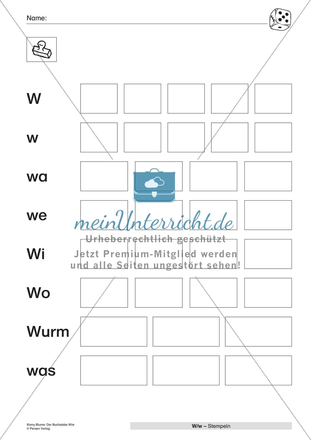 Der Buchstabe W/w Preview 11