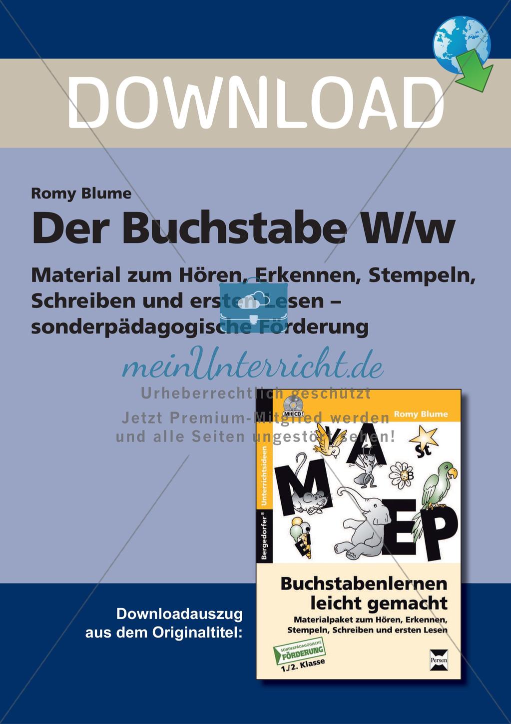 Der Buchstabe W/w Preview 1