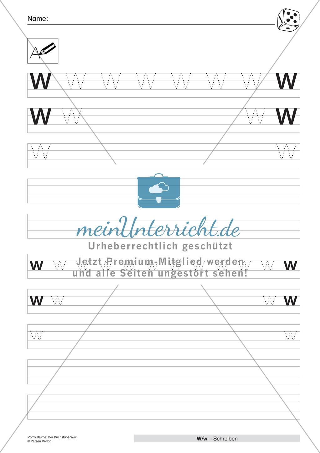 Der Buchstabe W/w Preview 6