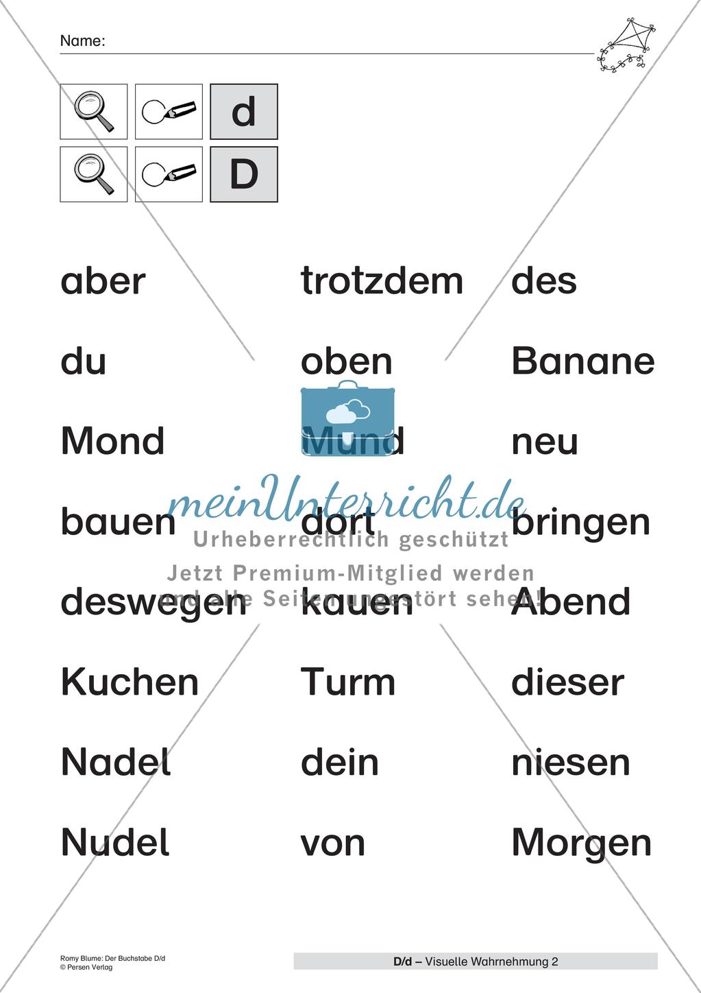 Der Buchstabe D/d Preview 10