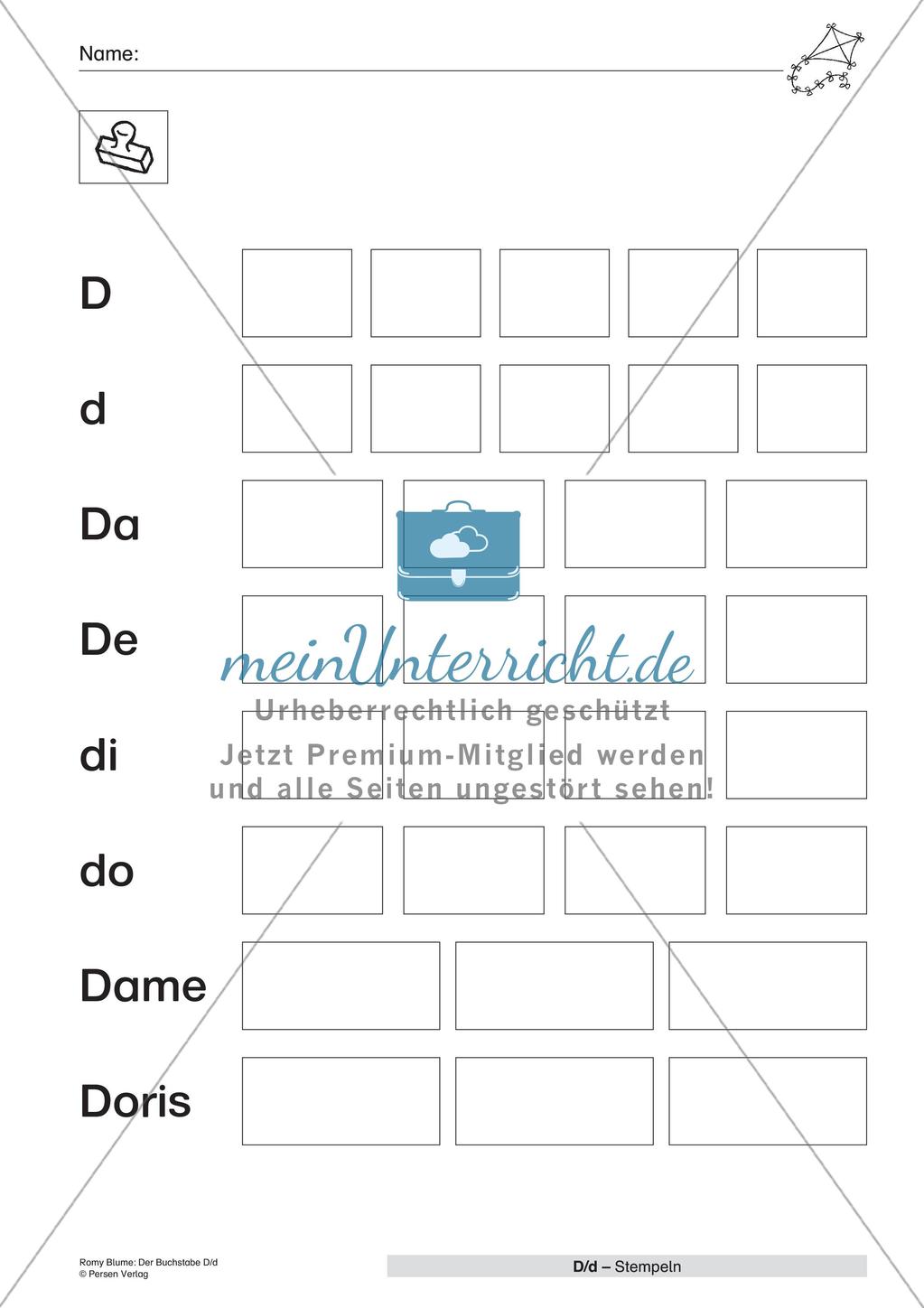 Der Buchstabe D/d Preview 11